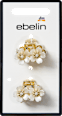 Haarklammern mit Blumen-Applikationen, Gold-Optik ebelin