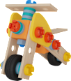 Holzspielzeug Mini Motorrad Construct Eichhorn