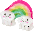 Haarklammer Regenbogen ebelin