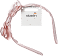 Haarreif Satin-Optik mit Schleife, rosa ebelin