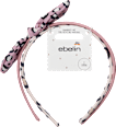Haarreifen mit Schleife, Leo-Muster, rosa ebelin