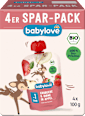 Piure de pere, mere și căpșuni ECO 12+ babylove