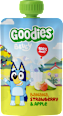 příkrm v sáčku Bluey banán, jahoda & jablko Goodies