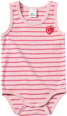 Body Ärmellos mit Erdbeer-Applikation, rosa, Gr. 86/92 ALANA