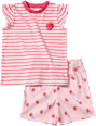 Schlafanzug mit Erdbeer-Muster, rosa, Gr. 98 ALANA