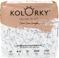 Deluxe Velvet pleny,  velikost M, motiv Love KOLORKY