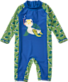 Badeoverall mit Schildkröten-Motiv, blau + grün, Gr. 74/80 PUSBLU