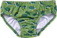 Schwimmwindel mit Blatt-Muster, grün, Gr. 86/92 PUSBLU