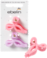 Haarklammern Schleife, lila, rosa ebelin