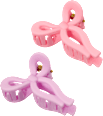 Haarklammern Schleife, lila, rosa ebelin