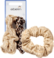 Scrunchies beige/Leo-Muster ebelin