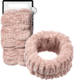 Kosmetik-Armbänder zur Gesichtsreinigung, rosa ebelin