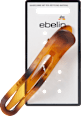 Haarklemme, braun ebelin
