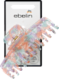 Haarklammer Double-Teeth, rosa/mint/flieder ebelin