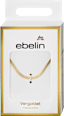 Halskette vergoldetet flach ebelin