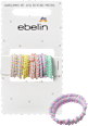Haargummis gewellt, pastellfarben ebelin