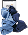 Scrunchie niebieskie ebelin