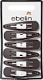 Haarclips mittel, braun ebelin