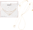 Halsketten Gold-Optik ebelin
