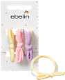 Haargummis mit Schleifen, pastellfarben ebelin
