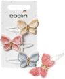 Haarclips Schmetterling ebelin