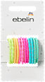 Haargummis gerafft, Farb-Mix ebelin