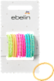 Haargummis gerafft, Farb-Mix ebelin