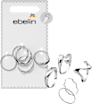 Ringe Silber-Optik ebelin