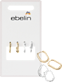 Creolen, Gold- & Silber-Optik ebelin