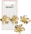 Ohrstecker mit Blumen, Gold-Optik ebelin