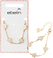 Armband mit Blumen, Gold-Optik ebelin