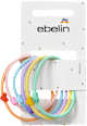 Haargummis mit Herz-Applikationen, bunt ebelin