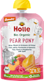 Quetschie Pear Pony, Birne, Pfirsich & Himbeere mit Dinkel ab 8 Monaten Holle