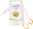 Creolen organische Form wasserfest, Gold-Optik ebelin