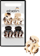 Haarklammern mini, marmoriert/braun ebelin