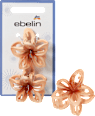 Haarklammern Blumen, apricot ebelin