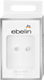 Ohrstecker 925 Silber Strass ebelin