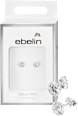 Ohrstecker 925 Silber Strass ebelin