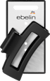 Haarklammer cutout, schwarz ebelin