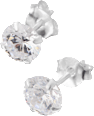 Ohrstecker 925 Silber Strass ebelin