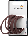 Haargummis weich, braun ebelin