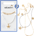 Fußketten mit Seestern, Gold-Optik ebelin