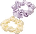 Scrunchies gelb/flieder ebelin
