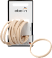 Haargummis weich, blond ebelin