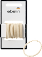 Haargummis klein dünn, blond ebelin