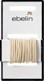 Haargummis klein dünn, blond ebelin