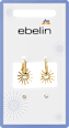 Creolen Sonnen, Gold-Optik ebelin