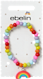 Armband mit Holzperlen & Regenbogen-Anhänger ebelin
