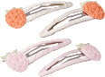 Haarclips Erdbeeren ebelin
