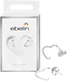 Creolen 925 Silber Herzform ebelin